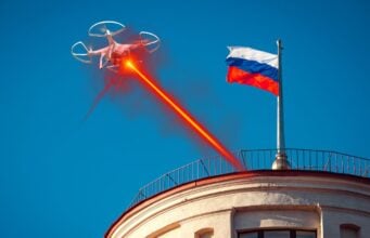La Russie utilise une technologie chinoise sur le champ de bataille avec un puissant laser destiné à détruire les drones