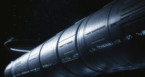 Chrysalis, 58 km de long et 400 ans de voyage : le plan concret pour envoyer 1000 humains vers Proxima b Illustration réaliste du vaisseau Chrysalis dans l’espace profond